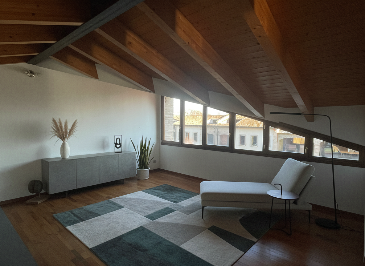Salotto Mansarda - Vista Relax Legno